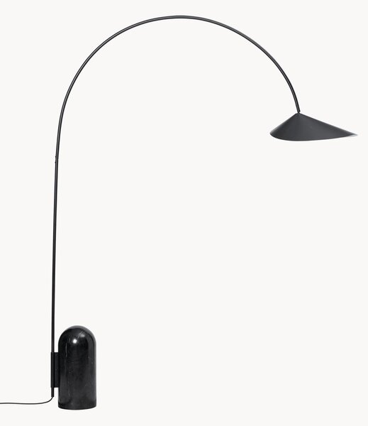 Lampada ad arco regolabile con base in marmo Arum