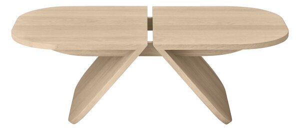 Tavolino da salotto di colore naturale in rovere massiccio 54x100 cm Avio – Blomus