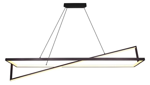 Lampadario a sospensione con filo LED dimmerabile LED/45W/230V 3000K 114 cm nero