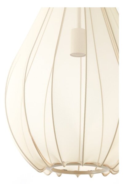 Lampadario beige con paralume in tessuto ø 38 cm Itela - Light & Living