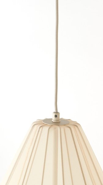 Lampadario beige con paralume in tessuto ø 38 cm Itela - Light & Living