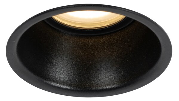 Faretto da incasso smart nero IP44 incl. Wifi GU10 50mm - Dept