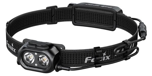 Fenix HP12RTABL - Lampada frontale LED dimmerabile e ricaricabile via USB, 4000 mAh, IP66, 1300 lm, 310 h, nera