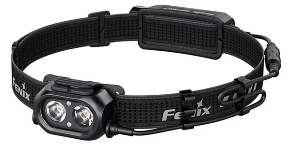 Fenix HP12RTABL - Lampada frontale LED dimmerabile e ricaricabile via USB, 4000 mAh, IP66, 1300 lm, 310 h, nera