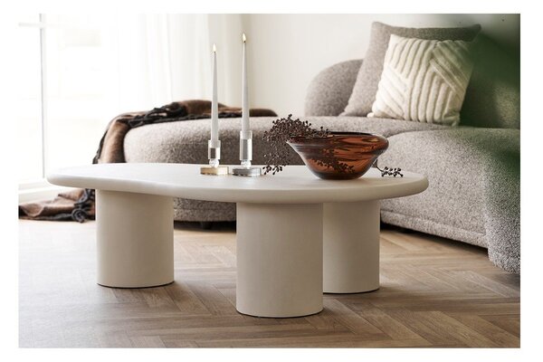 Tavolino da salotto grigio chiaro 80x120 cm Palmera – House Nordic