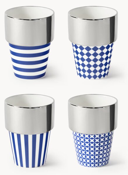 Set di 4 tazze fatte a mano Aunty