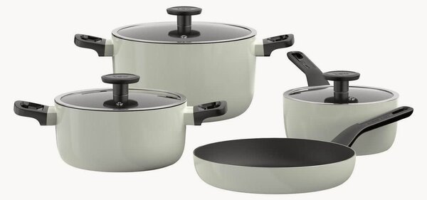 Batteria di pentole con rivestimento antiaderente Glints, set di 4