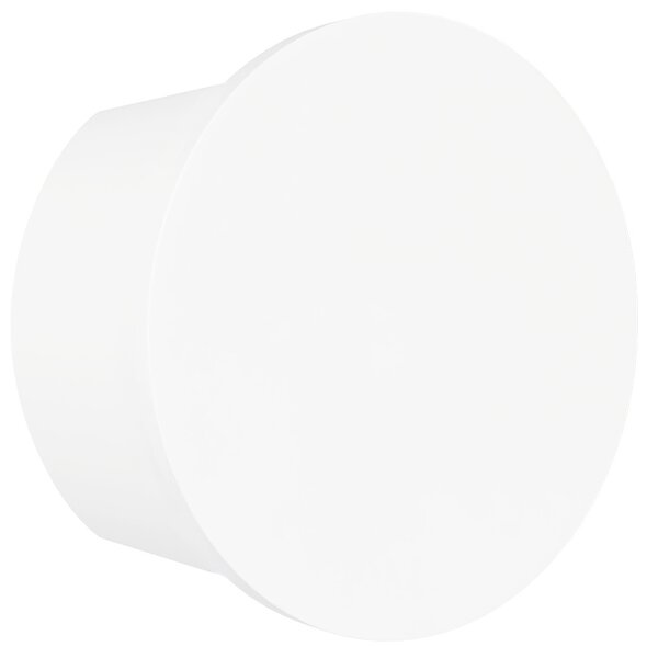 Applique Rotonda da Parete G9 DISCO in Gesso Pitturabile