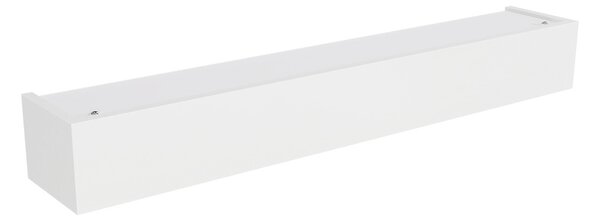 Applique da Parete 3xE14 Rettangolare 55cm in Gesso Pitturabile
