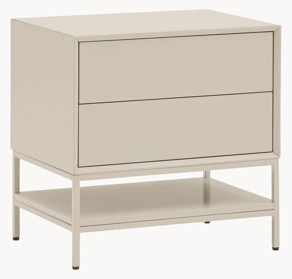 Comodino in legno con cassetti Platt