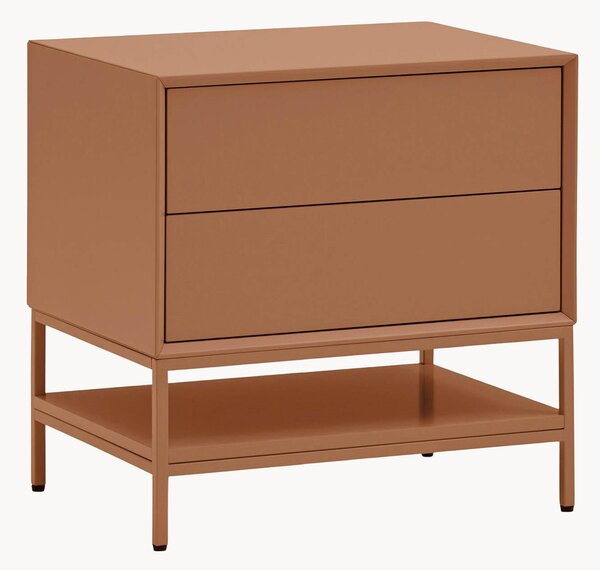 Comodino in legno con cassetti Platt