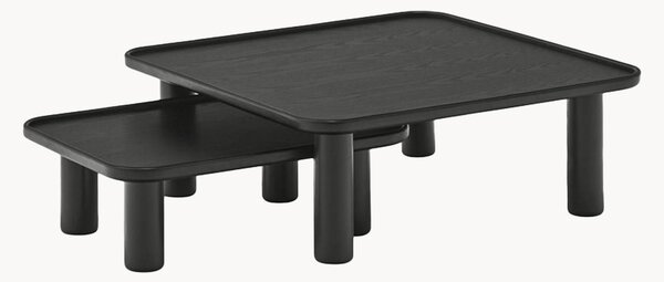 Set di 2 tavolini da salotto in legno Nest