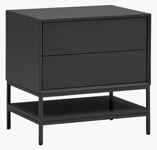 Comodino in legno con cassetti Platt