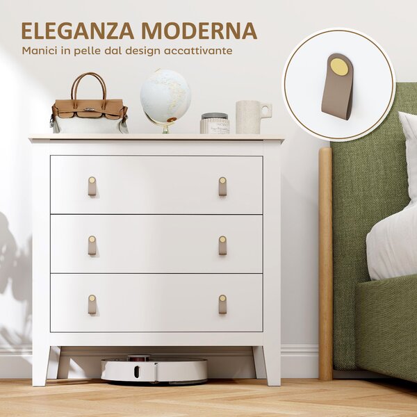 HOMCOM Mobile Cassettiera Multiuso Con 3 Cassetti Pieghevoli In Tessuto, Arredamento Soggiorno E Camera, 58x29x81.5cm, Grigio Scuro | Leroy Merlin