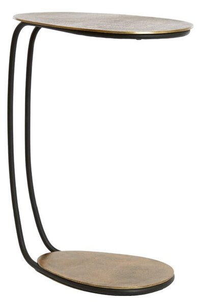 Tavolo portaoggetti in metallo 27x43 cm Marsh - Light & Living