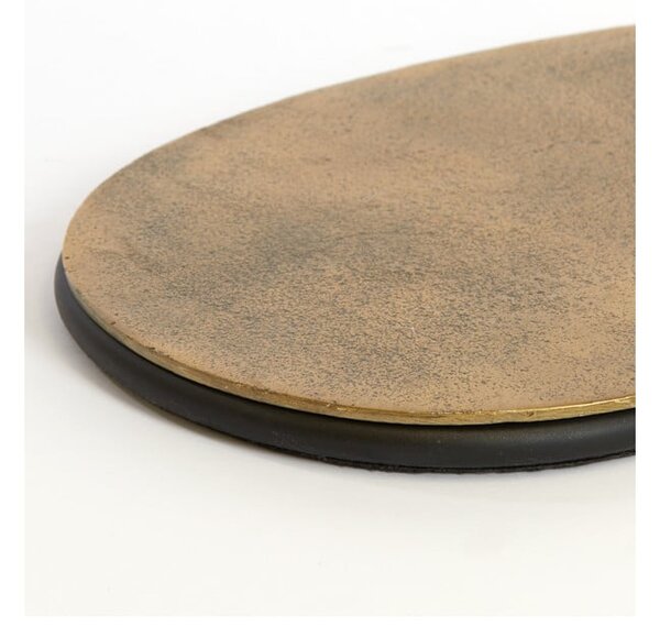 Tavolo portaoggetti in metallo 27x43 cm Marsh - Light & Living