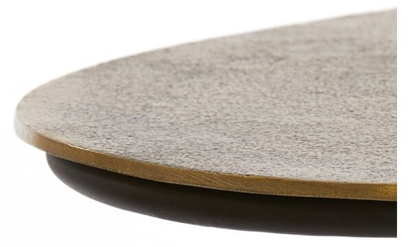 Tavolo portaoggetti in metallo 27x43 cm Marsh - Light & Living
