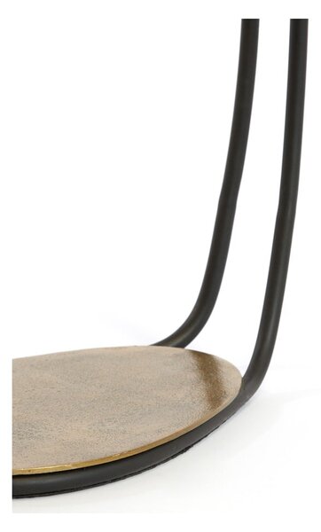Tavolo portaoggetti in metallo 27x43 cm Marsh - Light & Living