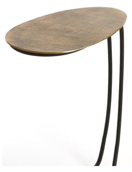 Tavolo portaoggetti in metallo 27x43 cm Marsh - Light & Living