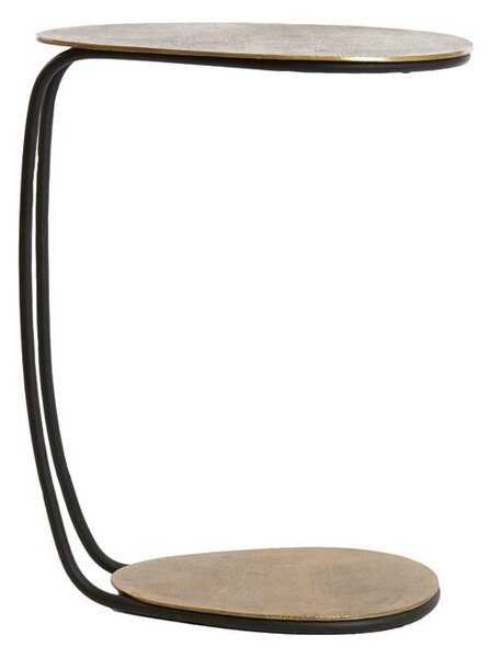 Tavolo portaoggetti in metallo 27x43 cm Marsh - Light & Living