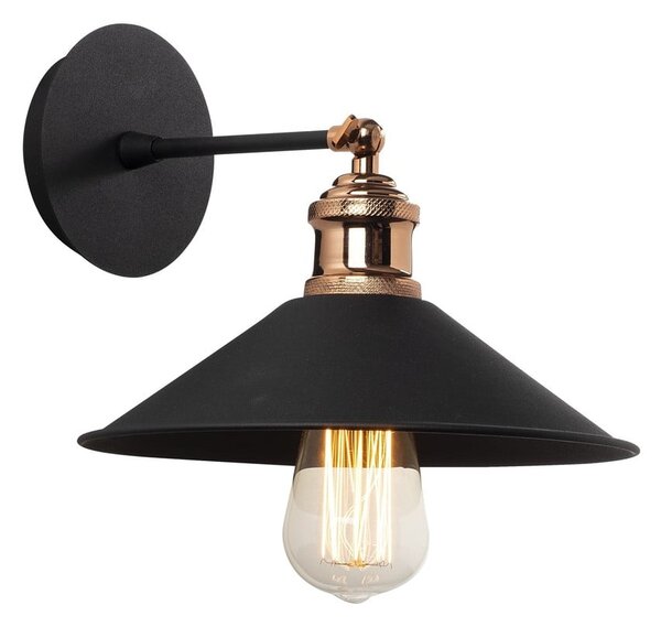 Lampada da parete nera ø 24 cm Berceste – Opviq lights