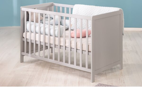 Lettino grigio/grigio tortora 60x120 cm Hamburg – Roba