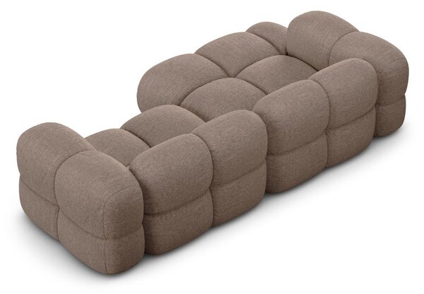 Divano angolare marrone (con penisola a sinistra/con chaise lounge) Loretto – Cosmopolitan Design