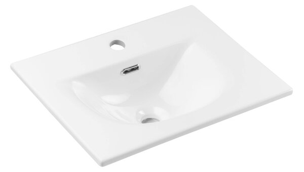 Lavabo Comad SKY 3 da 50 cm, bianco, Vetroceramica, 51x40x17 cm