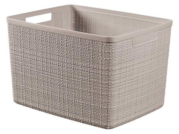 Cesto contenitivo in plastica 36x28x23 cm Jute L – Curver