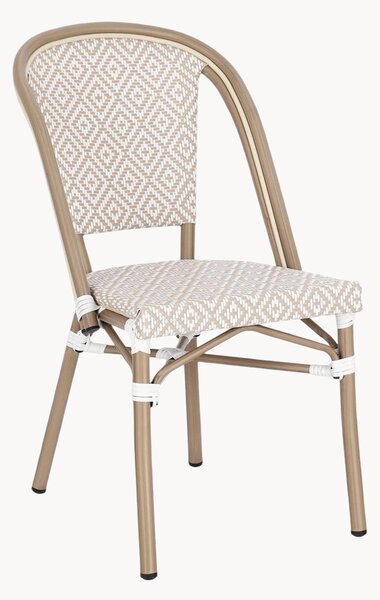 Set di 2 sedie da giardino impilabili Silveira