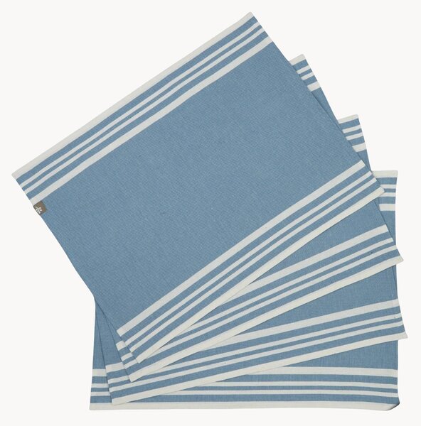 Set di 4 tovagliette americane in cotone fatte a mano Mahdia