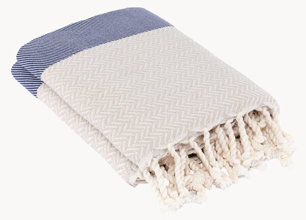 Coperta in cotone jacquard fatta a mano Liv