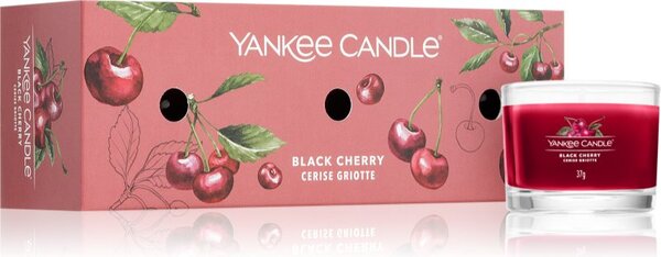 Yankee Candle Black Cherry confezione regalo 3x37 g
