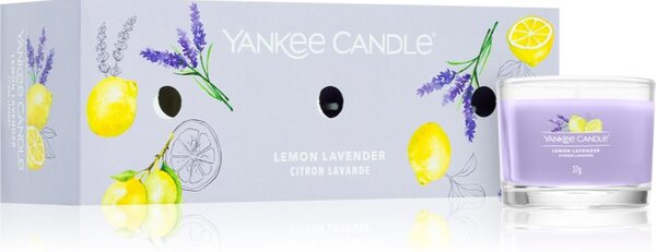 Yankee Candle Lemon Lavender confezione regalo 3x37 g