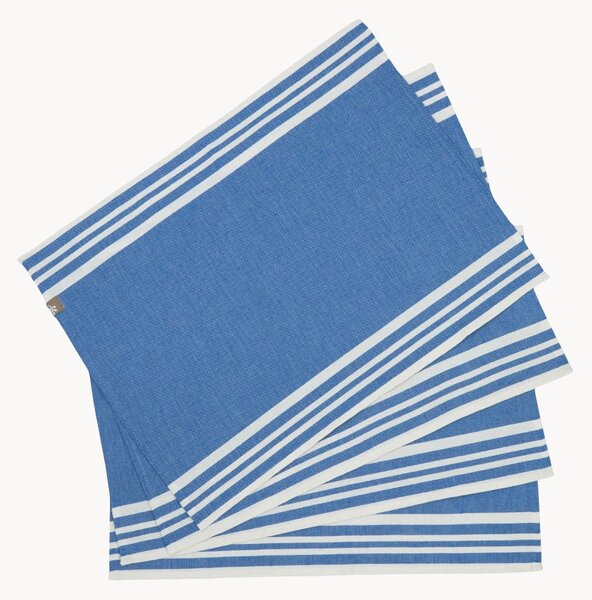Set di 4 tovagliette americane in cotone fatte a mano Mahdia