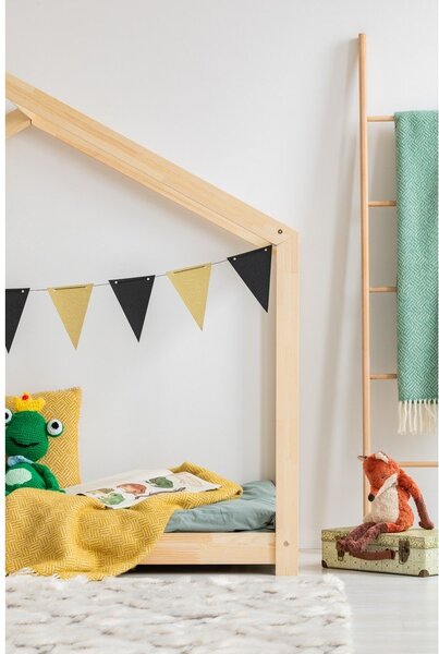 Letto per bambini in legno di pino 120x200 cm Mila RM - Adeko