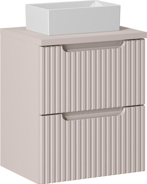 Mobile Bagno 50 Cm Cashmere Con Lavabo Gaja Da Appoggio