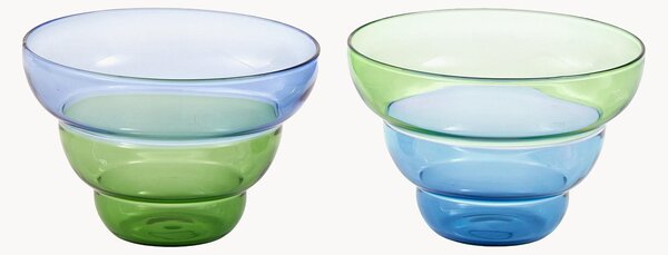 Set di 2 bicchieri in vetro Mizu Kiri
