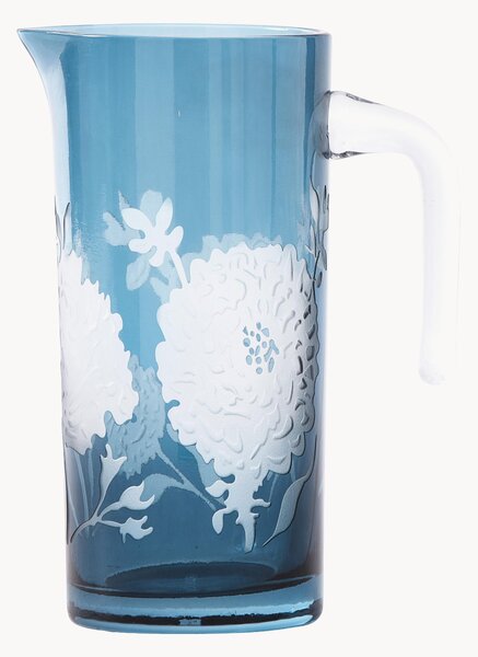 Caraffa in vetro Peony