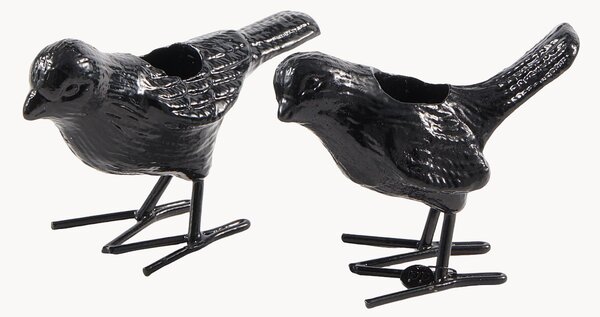 Set di 2 portacandele Flock of Birds
