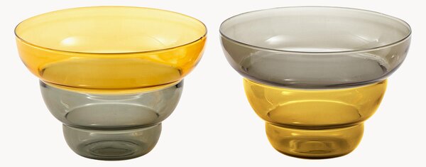 Set di 2 bicchieri in vetro Mizu Kiri
