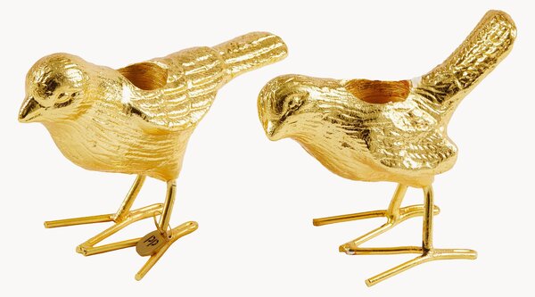 Set di 2 portacandele Flock of Birds