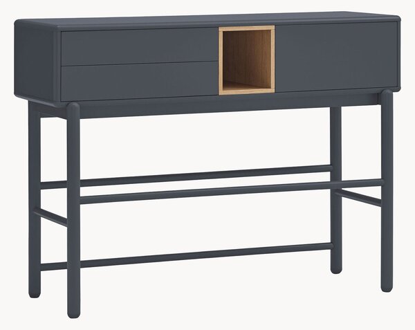 Consolle in legno con vano contenitore Corvo