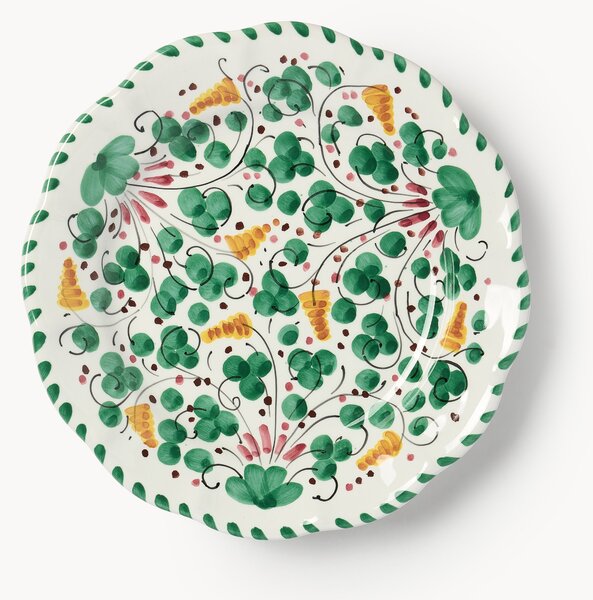 Piatto da colazione fatto a mano Toscana