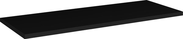 Piano Bagno 100 Cm Nero Opaco Mdf Per Mobile Sottolavabo