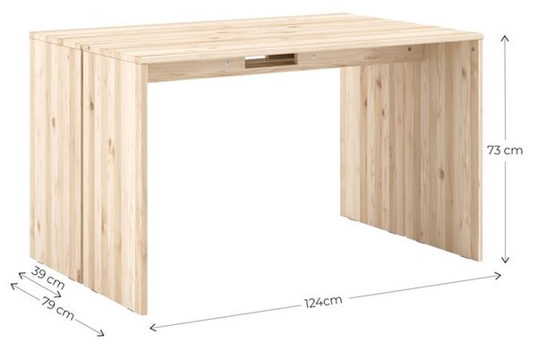 Tavolo da pranzo in pino massiccio 79x124 cm Join-In – Karup Design