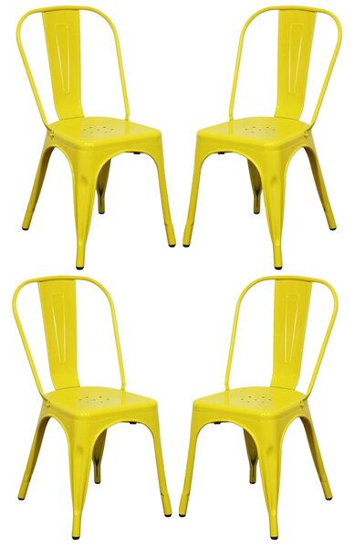 AGATHA - Set 4 sedie industrial