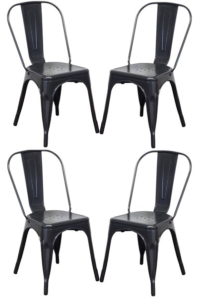 AGATHA - Set 4 sedie industrial