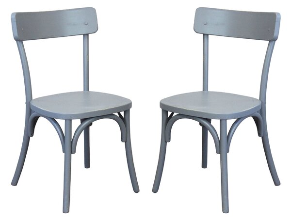 CHELSEA - set 2 sedie in legno di olmo
