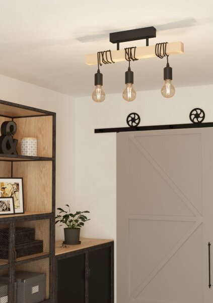 Eglo 32915 - Lampadario fisso TOWNSHEND 3xE27/60W/230V